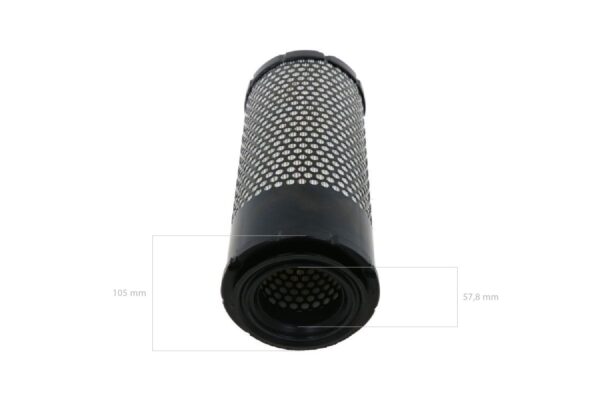 Luchtfilter Kubota FT, GL, GT, F, KJT, KL, KT, L, SL, ST, STA, STV, U, ZG, Hinomoto, NX, NTX, NZ, T, Mitsubishi, MT231, MT251, MT271, MT291, MT311, MT331, MT341 - Afbeelding 2