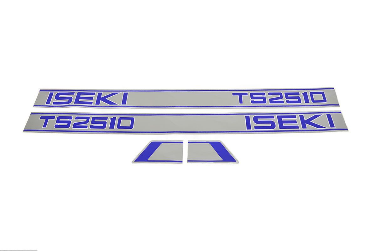 Motorkap stickerset Iseki TS2510