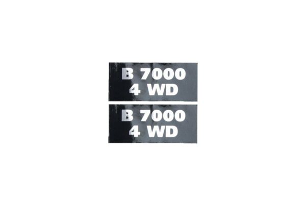 Kubota B7000 4WD Sticker