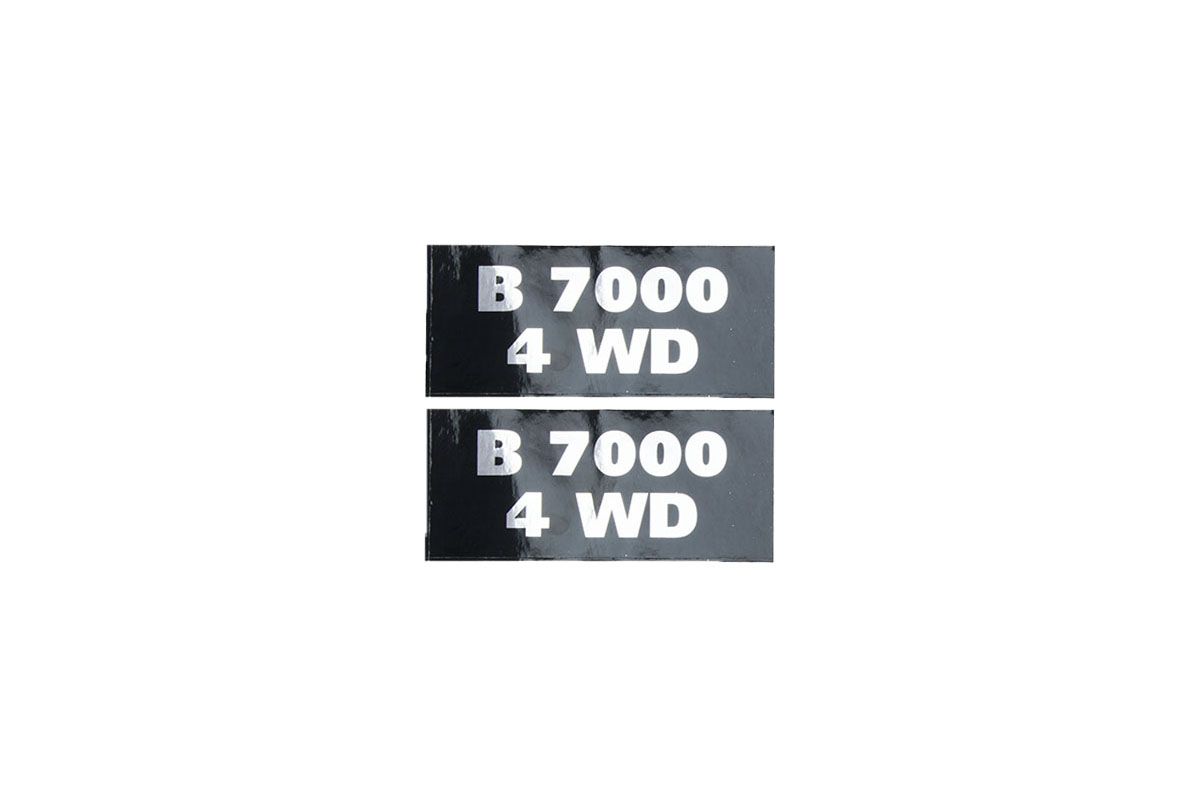 Kubota B7000 4WD Sticker