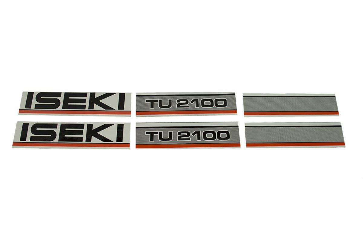 Motorkap stickerset Iseki TU2100