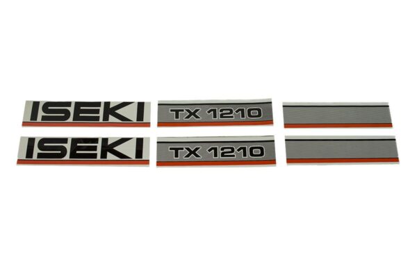 Motorkap stickerset Iseki TX1210