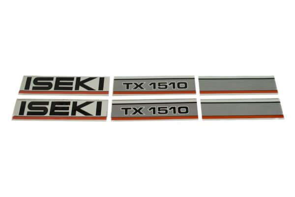 Motorkap stickerset Iseki TX1510
