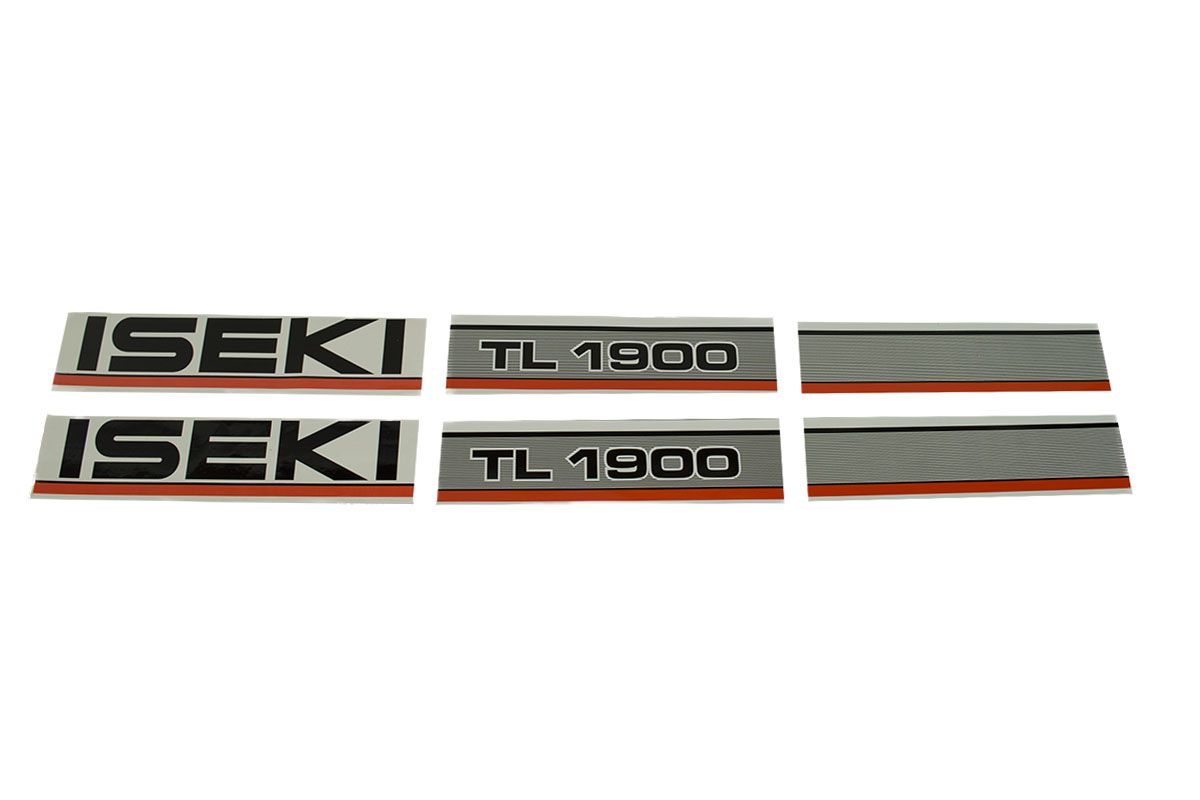 Motorkap stickerset Iseki TL1900