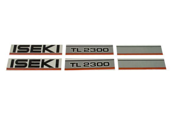 Motorkap stickerset Iseki TL2300