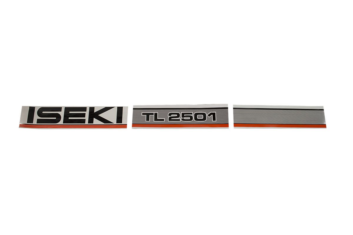 Motorkap stickerset Iseki TL2501