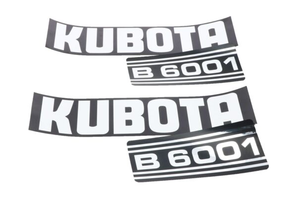 Motorkap stickerset Kubota B6001
