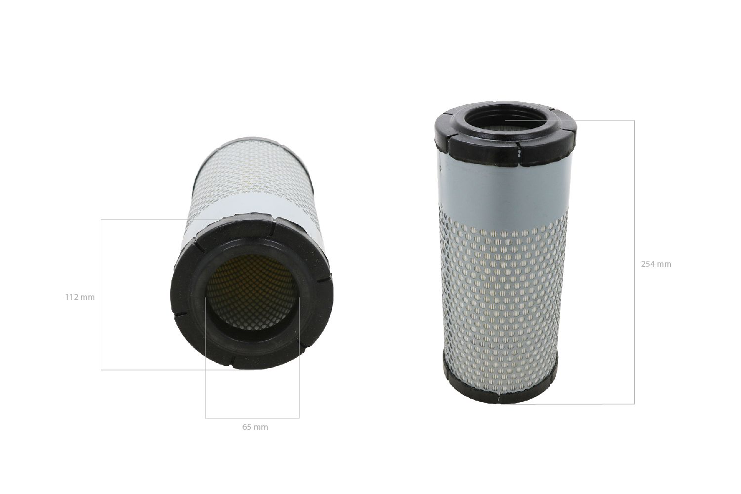 Luchtfilter Iseki TG-, TH-, TLE-Types, Hitachi Zaxis, Yanmar VIO, YT, Etc,