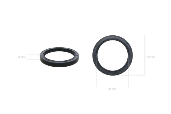 Krukaskeerring (achterste) Yanmar YM-Types Marine, Hinomoto, John Deere, Massey Ferguson Toyosha, - Afbeelding 2