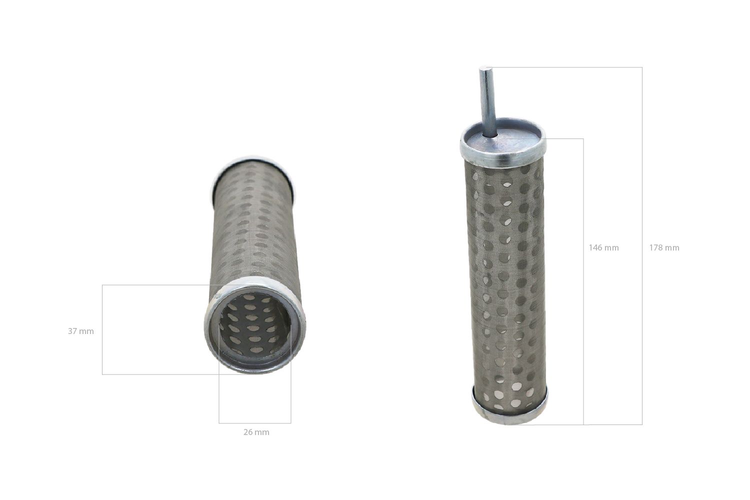 Aanzuigfilter Hydrauliek Yanmar YM-serie, C12W, C25W, C30R-F, Komatsu HD20, HD25,
