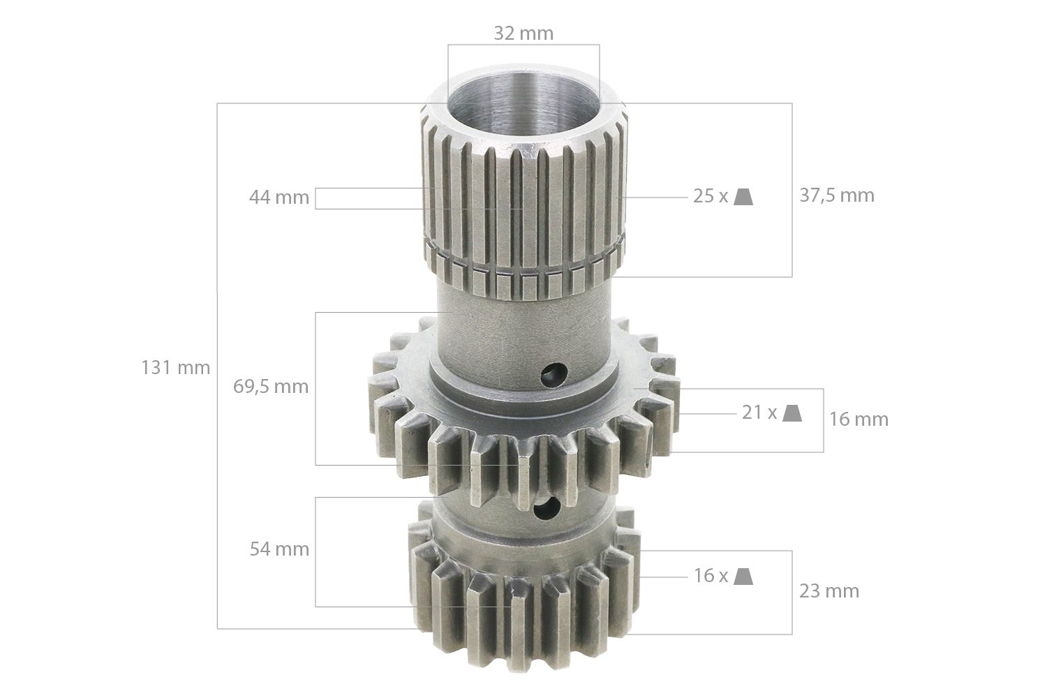 Tandwiel Iseki TU1700, TU1900, TU2100, TE3210