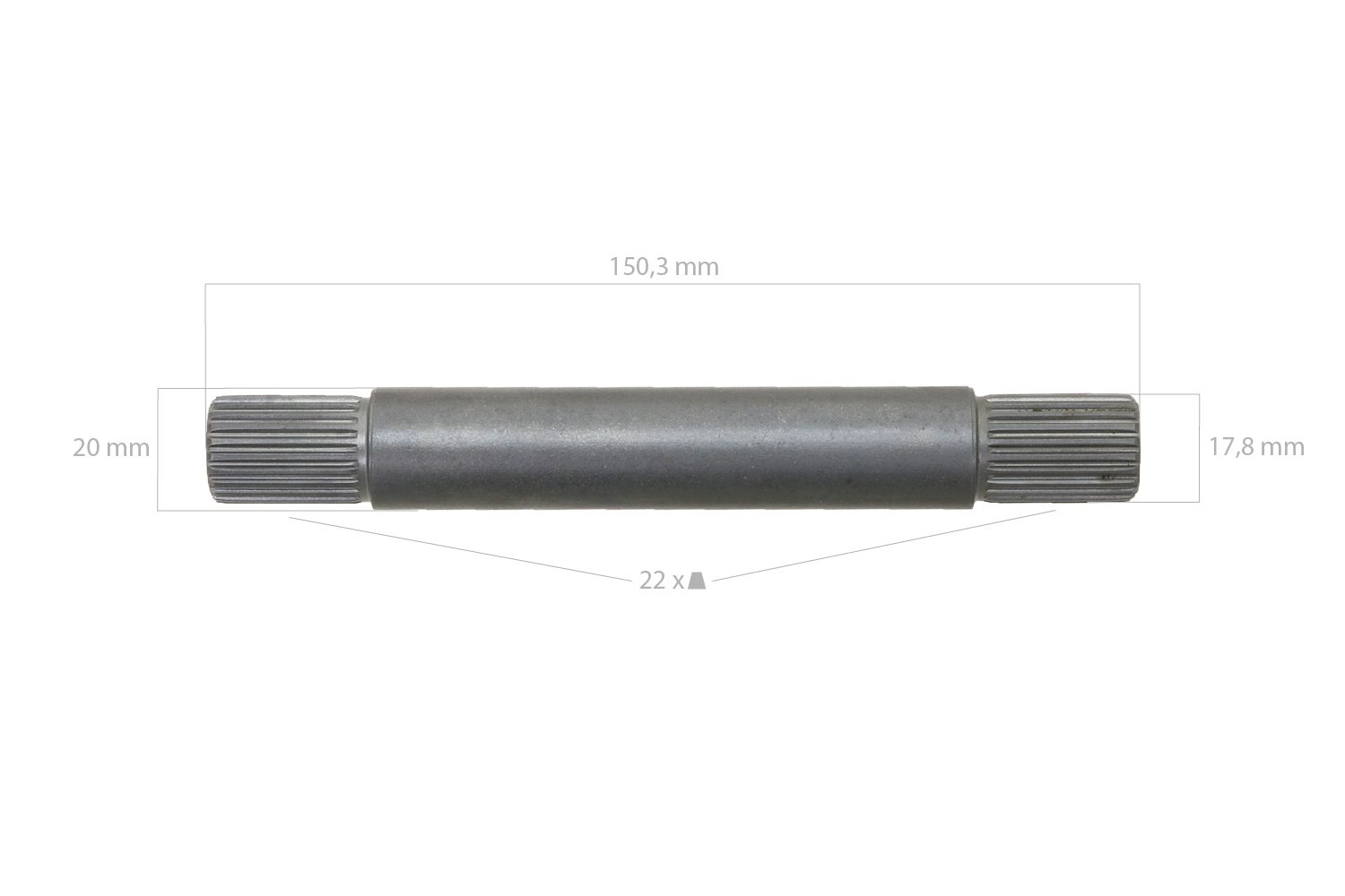 Iseki As eindaandrijving TM3160, TM215, TM217, TM223