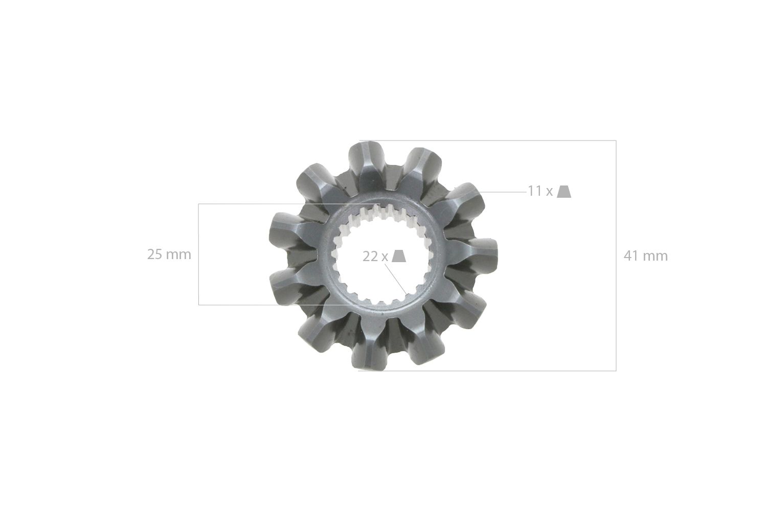Iseki Tandwieloverbrenging Fusee SF230, TM215, TM217, TM223, TC213 11 tanden