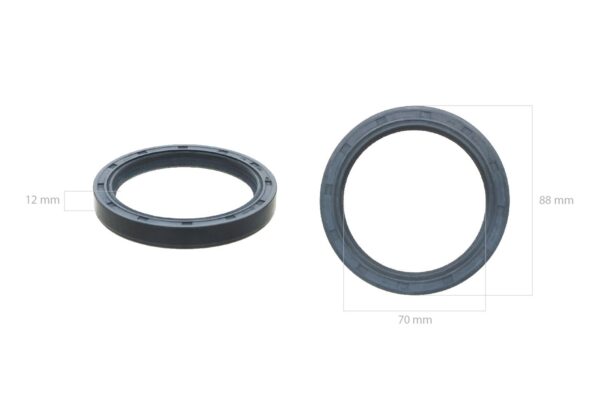 Krukaskeerring (achter) Yanmar YM1500, YM2500, YM2610, Steekaskeerring V3, V4, V5-TypesJohn Deere 850, 900HC, - Afbeelding 4