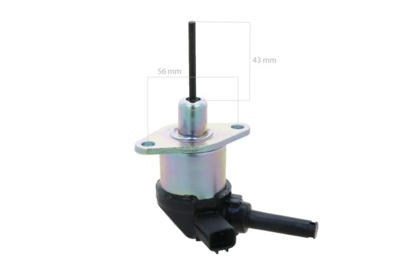 Stopsolenoid 12V Kubota D1503-M, D1703-M, D1803-M, V2003-M, V2203-M, V2403-M - Afbeelding 2