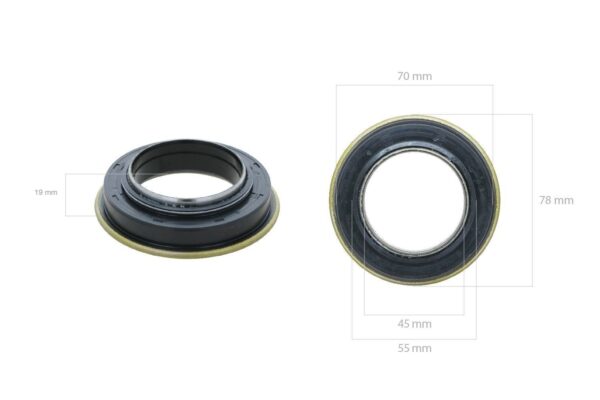 Keerring steekas 4WD Iseki, TA-, TG-, TH-, TLE-Types, Massey Ferguson - Afbeelding 4