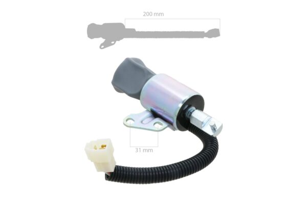 Kubota Stop Solenoid D722, D902, Z482 - Afbeelding 2