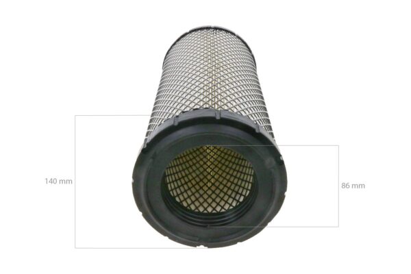 Luchtfilter, Mitsubishi, Yanmar, Bobcat, New-Holland, Kubota - Afbeelding 4