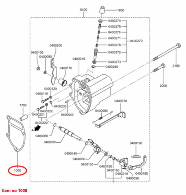 Pakking Regulateur Huis Mitsubishi, S3L, S3L2, S4L, S4L2, Captain, Startrac, Etc., - Afbeelding 2