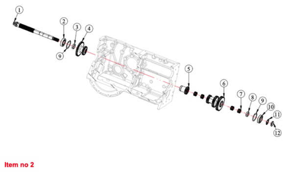 Kegellager 30206 Captain, Startrac, Antonio Carraro, Iseki, Yanmar, Etc., - Afbeelding 5