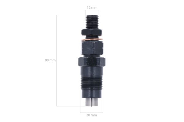 Verstuiver Indirecte Inspuiting Shibaura S773, J843, N843, N844, Perkins 103, 104, 403, 404, Caterpillar C1.5, C2.2, 3013, 3013C, 3014, 3024, 3024C, - Afbeelding 2