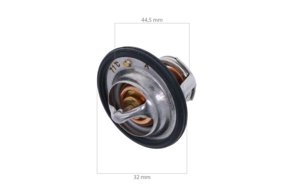 Thermostaat Yanmar 2T72, 3T72, 3T75, 3T80, 3T84, 3T90, 3TG72, 3TNA72, 3TNC80, 3TNE68, 3TNE74, 3TNV76, 3TNV80, Komatsu 3D72, 3D74, 3D75, 3D84 - Afbeelding 2