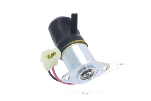 Stop Solenoid Iseki E3CC, E3CD, E3CE, E3CF, E255, E262, E269, E374, E383, E393, E3100, E3112, Massey Ferguson, Agco, Challenger, Shibaura, - Afbeelding 2