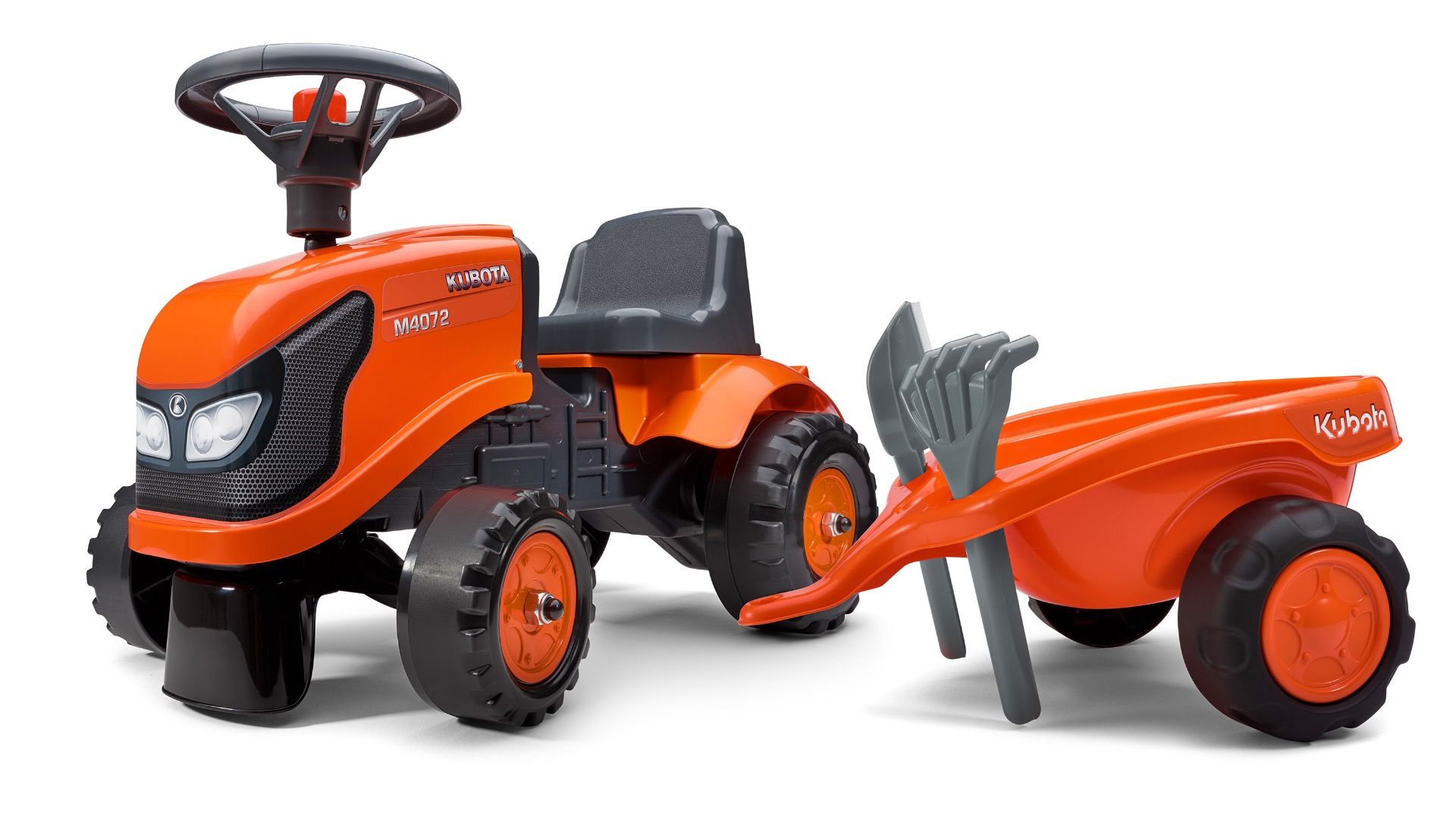 Kubota M4072 Looptractor met aanhanger en gereedschap