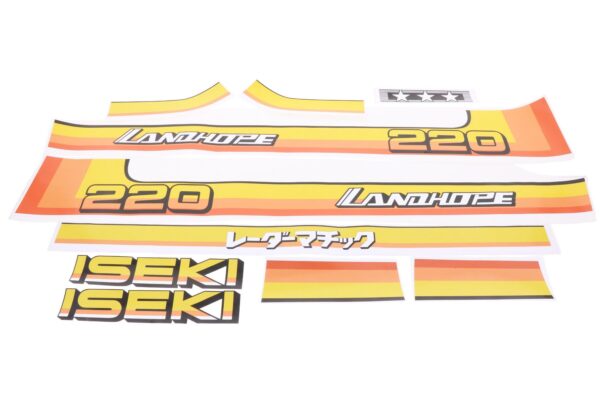 Motorkap stickerset Iseki Landhope TU220
