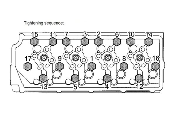 Koppakking Mitsubishi D04FR - Afbeelding 2