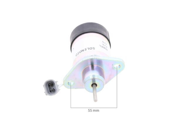 Stop solenoid 12V Kubota D1503, V2203, V2403, V2607, V3300, V3307, V3600, V3800 - Afbeelding 3