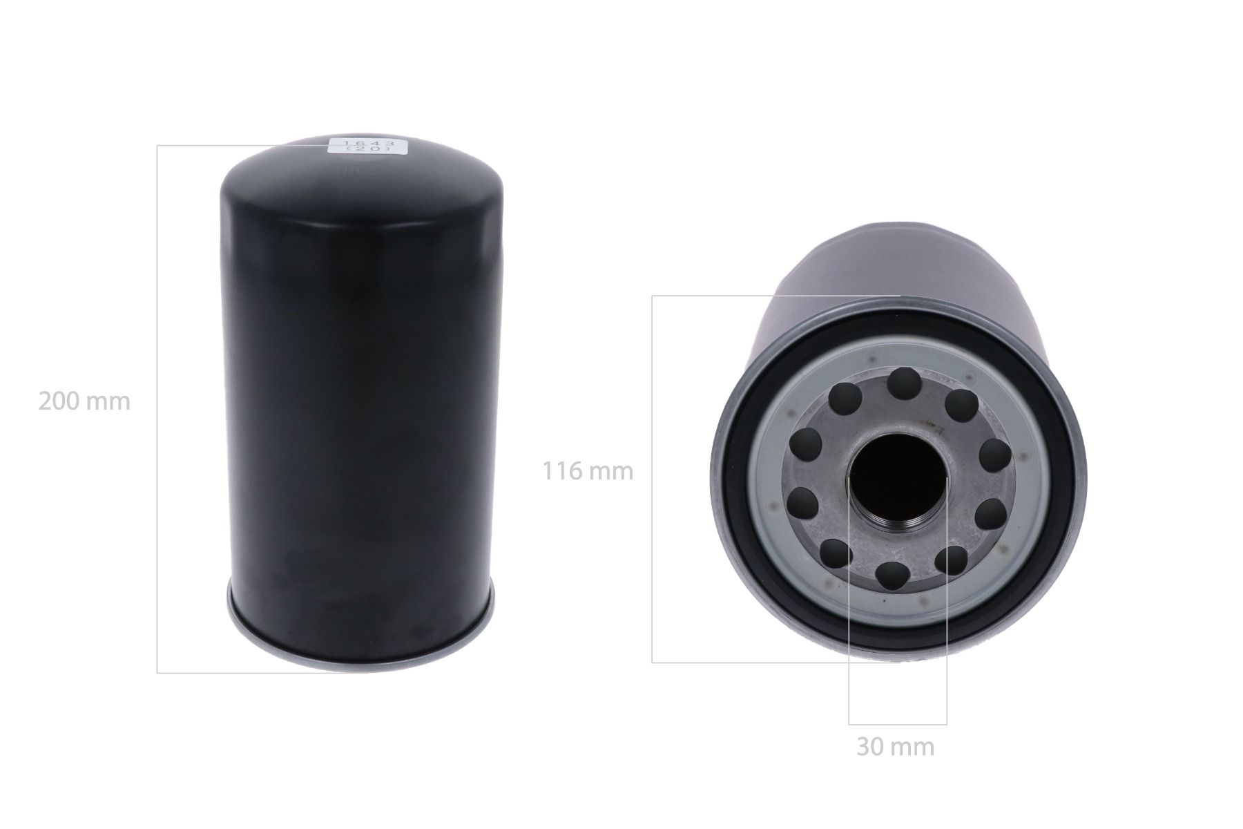 Hydrauliekfilter Iseki GEAS, TG, TJ, TK, Agco ST, Challenger MT, Massey Ferguson 1240, 1250, 1260, 1531, 1533, 1540, 1547, 1552