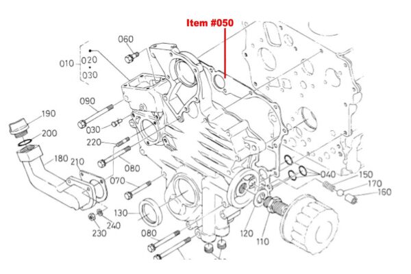 Distributiepakking Kubota Z400, Z402, Z430, Z482, Z602, D600, D640, D662, D722, D782, D902 - Afbeelding 2