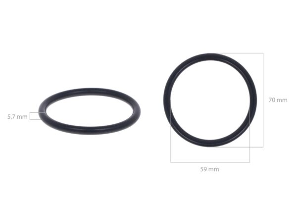 O-ring Hefcilinder Kubota B, GB, M, RW-Types, TYM T410, Kioti / Daedong L1901, LB1914, - Afbeelding 3