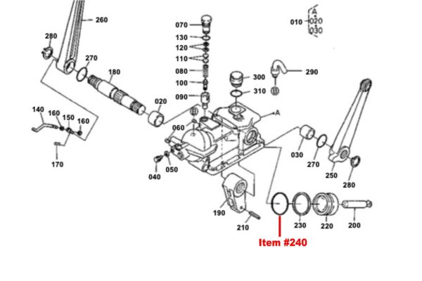 O-ring Hefcilinder Kubota B, GB, M, RW-Types, TYM T410, Kioti / Daedong L1901, LB1914, - Afbeelding 4