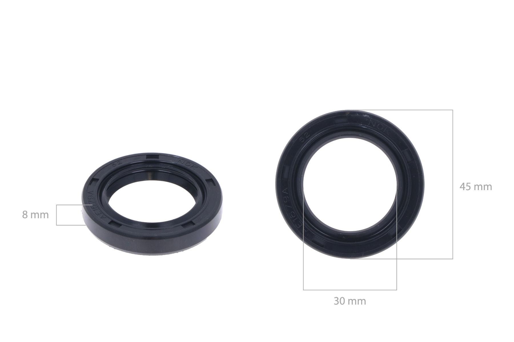 Keerring 30x45x8mm Iseki, Yanmar, Bolens, Massey Ferguson
