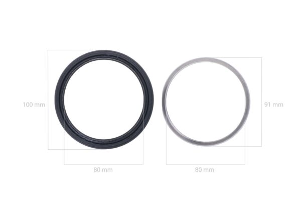 Fuseekeerring 4WD Kubota GL, L, L1-types, Hinomoto NX-types - Afbeelding 2