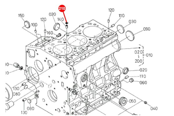 O-ring koppakking Kubota motoren - Afbeelding 4