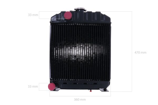 Radiateur Kubota L1801, L2000, L2001, L2200, L2201, L225, L235, L245 - Afbeelding 2