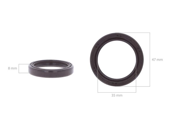 Krukaskeerring (voorste) Kubota D600, D640, D662, D722, D782, D902, Z400, Z402, Z430, Z482, Z602, - Afbeelding 2