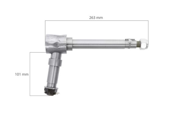 Fusee-as 2WD Yanmar YM180, YM187, YM240, YM1500, YM1700 Rood, YM2000 rood - Afbeelding 2