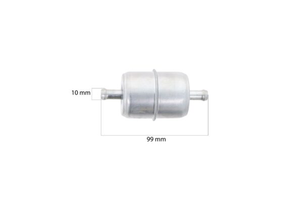 Brandstof (voor) filter in-line universeel 10mm - Afbeelding 2