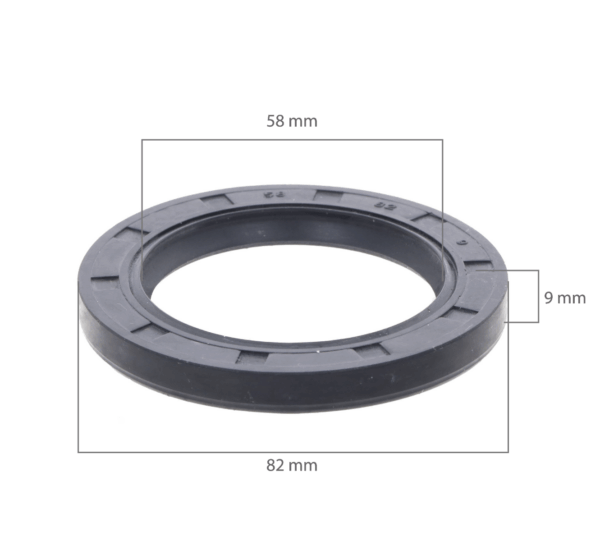 Achterste krukas keerring Yanmar 2T90, 2TR16, 2TR17, 2TR19, 2TR20, 3T72, 3T75 - Afbeelding 3
