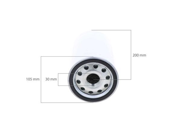 Hydrauliek, Transmissiefilter Iseki SF-, TG-, TH-Types, Massey Ferguson, Challenger, - Afbeelding 3