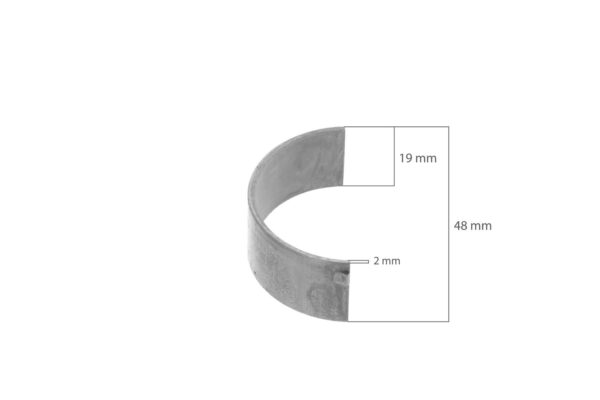 Drijfstanglager +0.75 Yanmar 3T75, 3T80, YM - Afbeelding 2
