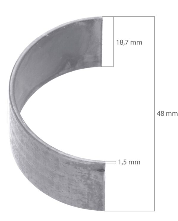 Drijfstanglager +0.75 Yanmar 2TR13, 3T84, YM - Afbeelding 3