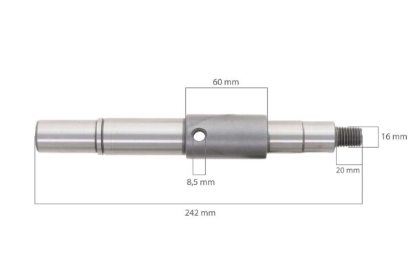 Vooras horizontale as Yanmar YM, F, US - Afbeelding 2