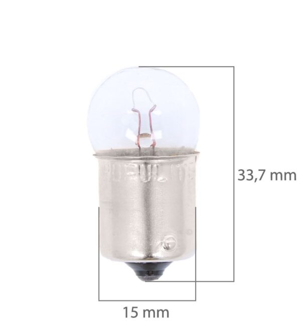 Knipperlicht gloeilamp 12V - Afbeelding 2