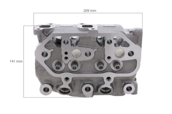 Cilinderkop indirecte inspuiting Mitsubishi L2A, L2B, L2C, Casalini, Vetus, Sole, Etc., - Afbeelding 2