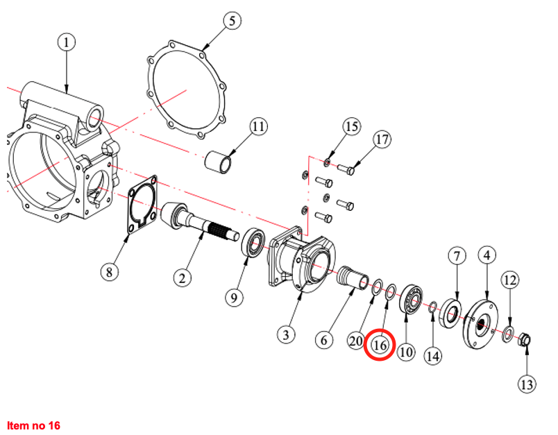 Shimm Ø20.5xØ30x0.5mm Captain, Startrac, Agritech, Antonio Carraro, Etc.,